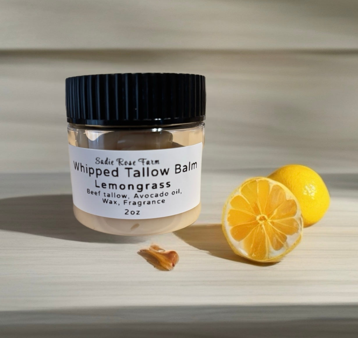 Whipped Tallow Balm Lemongrass