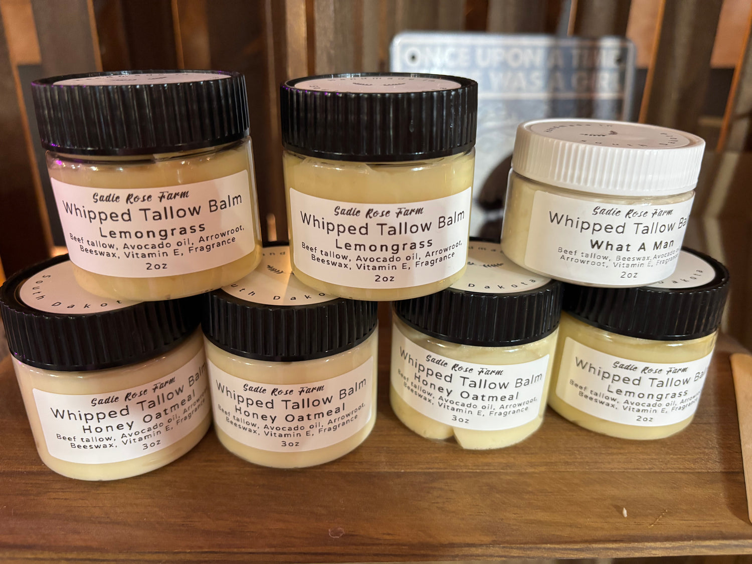 Whipped tallow balm